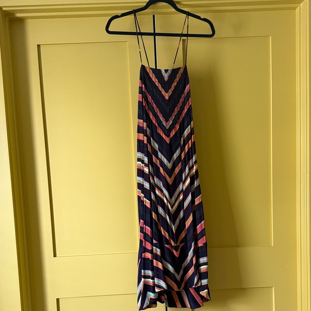 Striped Multicolor Maxi Dress